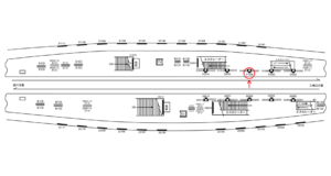 京急／上大岡駅／／№51008駅看板・駅広告、位置図