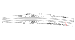 京急／能見台駅／／№32001駅看板・駅広告、位置図