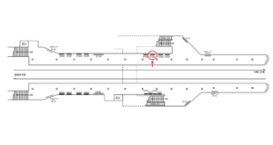 京急／屏風浦駅／／№21003駅看板・駅広告、位置図