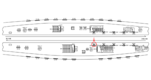 京急／上大岡駅／／№52014駅看板・駅広告、位置図