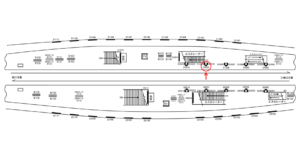 京急／上大岡駅／／№51011駅看板・駅広告、位置図