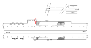 京急／弘明寺駅／／№21021駅看板・駅広告、位置図