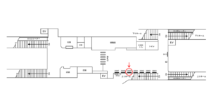 京急／弘明寺駅／／№23005駅看板・駅広告、位置図