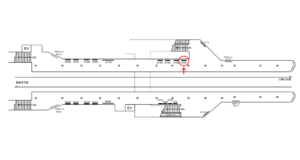 京急／屏風浦駅／／№21001駅看板・駅広告、位置図