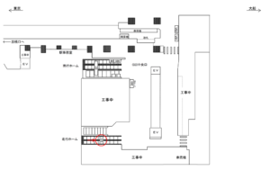 JR／有楽町駅／中央口／№125駅看板・駅広告、位置図