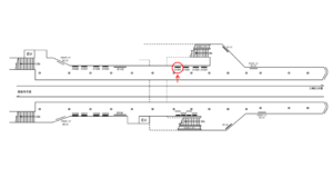 京急／屏風浦駅／／№21004駅看板・駅広告、位置図