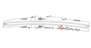 京急／能見台駅／／№42002駅看板・駅広告、位置図