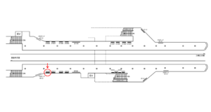 京急／屏風浦駅／／№22008駅看板・駅広告、位置図