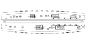京急／上大岡駅／／№52012駅看板・駅広告、位置図