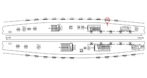 京急／上大岡駅／／№21102駅看板・駅広告、位置図