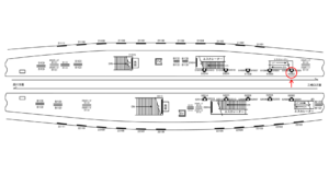 京急／上大岡駅／／№51002駅看板・駅広告、位置図