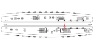 京急／上大岡駅／／№52011駅看板・駅広告、位置図