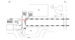 JR／板橋駅／本屋口／№27駅看板・駅広告、位置図