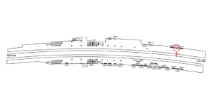 京急／能見台駅／／№31003駅看板・駅広告、位置図