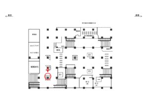 JR／吉祥寺駅／中央改札口／№4駅看板・駅広告、位置図