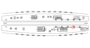 京急／上大岡駅／／№52006駅看板・駅広告、位置図