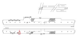 京急／弘明寺駅／／№22024駅看板・駅広告、位置図