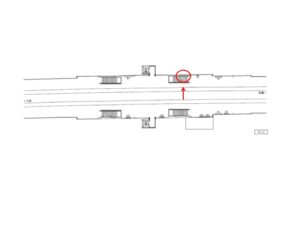 東武　新船橋駅／／№599駅看板・駅広告、位置図