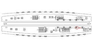 京急／上大岡駅／／№52005駅看板・駅広告、位置図