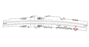 京急／能見台駅／／№32006駅看板・駅広告、位置図