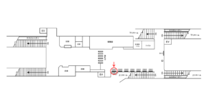 京急／弘明寺駅／／№23007駅看板・駅広告、位置図