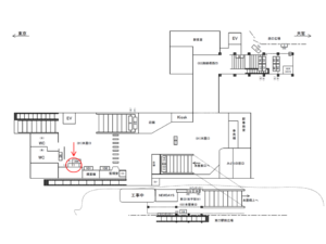 JR／蕨駅／本屋口／№11駅看板・駅広告、位置図