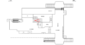 JR／昭島駅／本屋口／№11駅看板・駅広告、位置図