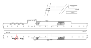 京急／弘明寺駅／／№22027駅看板・駅広告、位置図