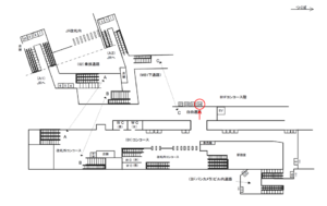 つくばエクスプレス　秋葉原駅／コンコース／№24駅看板・駅広告、位置図