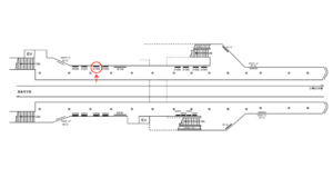 京急／屏風浦駅／／№21006駅看板・駅広告、位置図