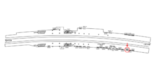 京急／能見台駅／／№32002駅看板・駅広告、位置図