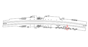 京急／能見台駅／／№32005駅看板・駅広告、位置図