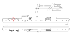 京急／弘明寺駅／／№21026駅看板・駅広告、位置図