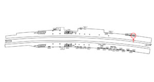 京急／能見台駅／／№31004駅看板・駅広告、位置図