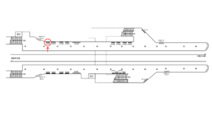 京急／屏風浦駅／／№21008駅看板・駅広告、位置図
