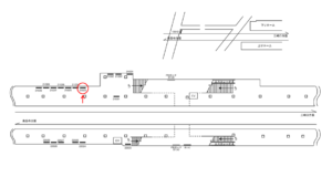 京急/弘明寺駅//№21023駅看板・駅広告、位置図