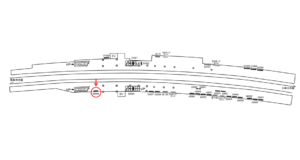 京急／能見台駅／／№42004駅看板・駅広告、位置図