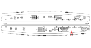 京急／上大岡駅／／№22103駅看板・駅広告、位置図