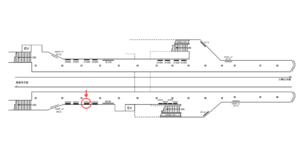 京急／屏風浦駅／／№22006駅看板・駅広告、位置図