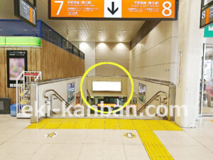 JR／宇都宮駅／本屋改札内／№3駅看板・駅広告、写真1