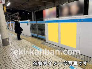 JR／大森駅／ホームドアシート 京浜東北線 半月 20枚№20駅臨時広告・駅広告、写真2