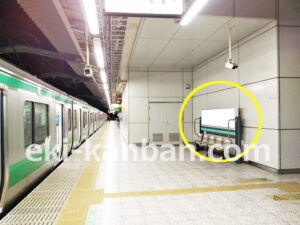 JR／西大宮駅／上りホーム№B02№02駅看板・駅広告、写真1