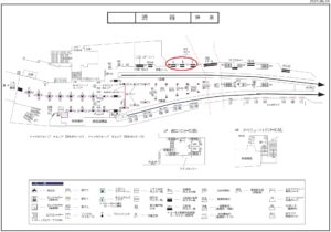 京王/渋谷駅/渋谷スーパー4 (A/B/C)№C駅ポスター・駅広告、位置図