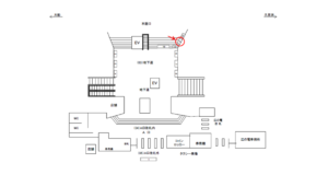 JR／鎌倉駅／地下道／№5駅看板・駅広告、位置図