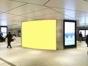 JR／東京駅／東京丸の内線連絡通路ダブルビッグシート駅臨時広告・駅広告、写真3