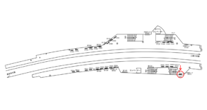 京急／日ノ出町駅／／№22001駅看板・駅広告、位置図