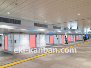 JR／新宿駅／J・ADビジョン 新宿駅東西自由通路 1社ジャック放映№1駅デジタルサイネージ・駅広告、写真2