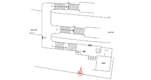 京急／子安駅／／№43001駅看板・駅広告、位置図