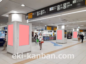 東急/横浜駅/東横線横浜TOQサイネージピラー S期 7日間№7駅デジタルサイネージ、写真2