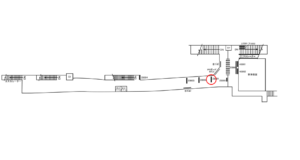 京急/生麦駅//№23001駅看板・駅広告、位置図